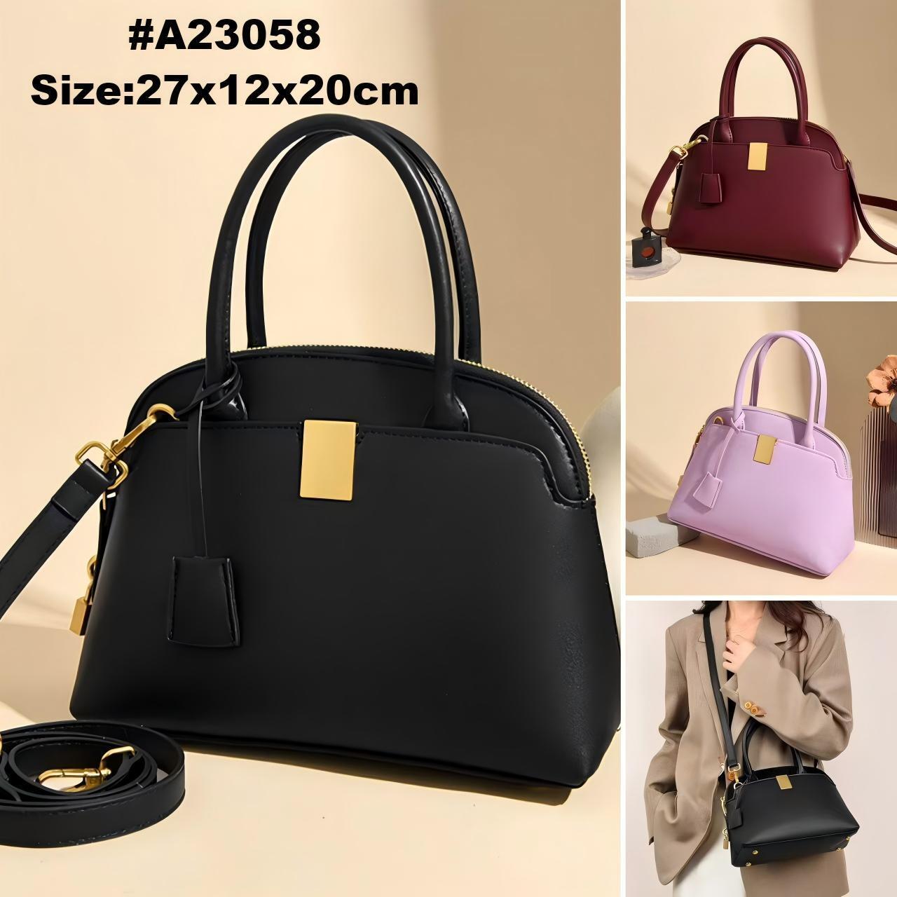 Structured Top-Handle Satchel Bag