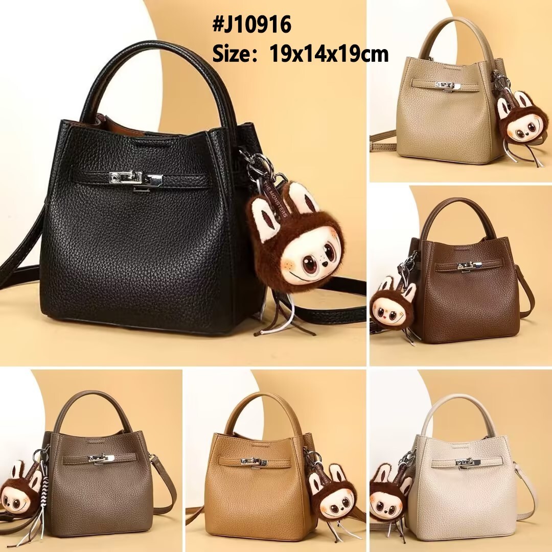 Mini Lock Bucket Handbag