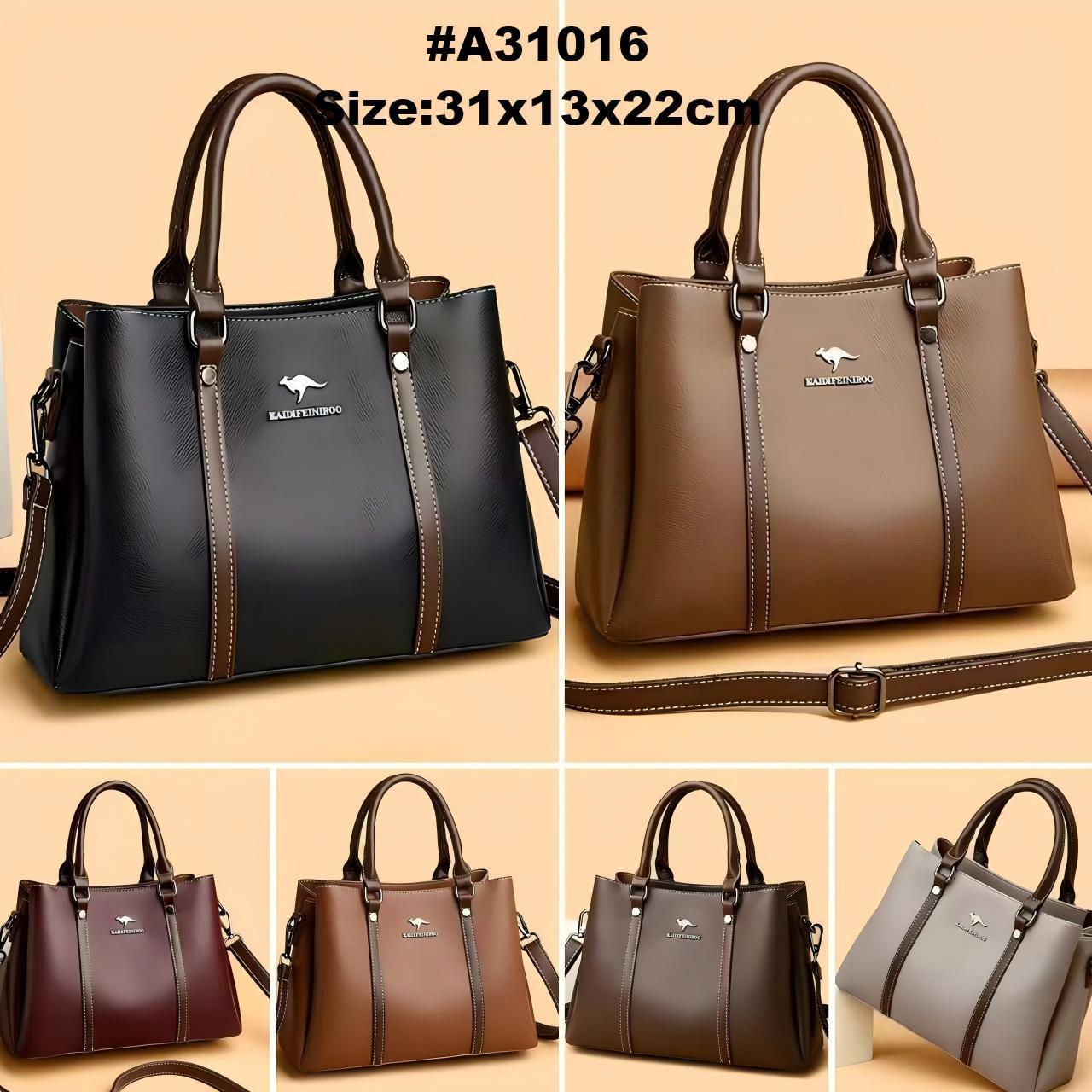 Classic Structured Work Tote Bag